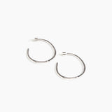 Medium Pebble Hoop Earrings