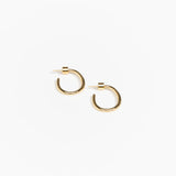 Small Pebble Hoop Earrings