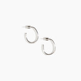 Small Pebble Hoop Earrings