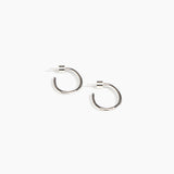 Small Pebble Hoop Earrings
