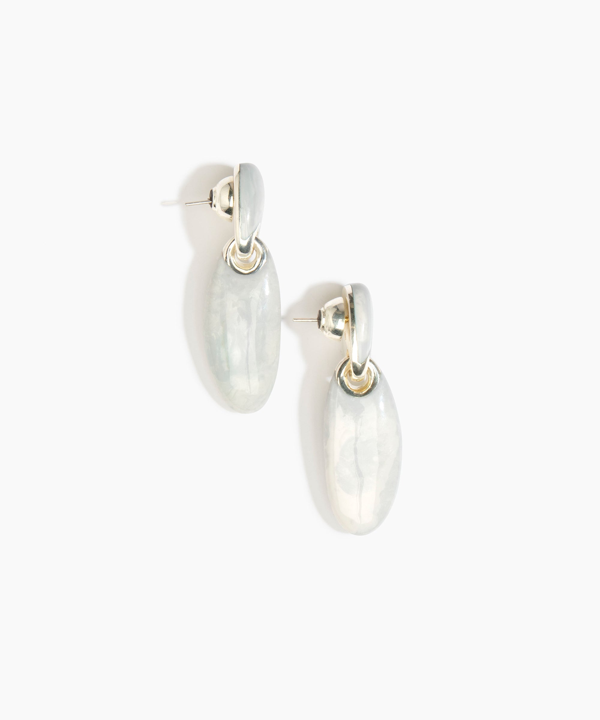 Dinosaur Designs ERRCKDUOL Long Rock Duo Earrings CLOUD