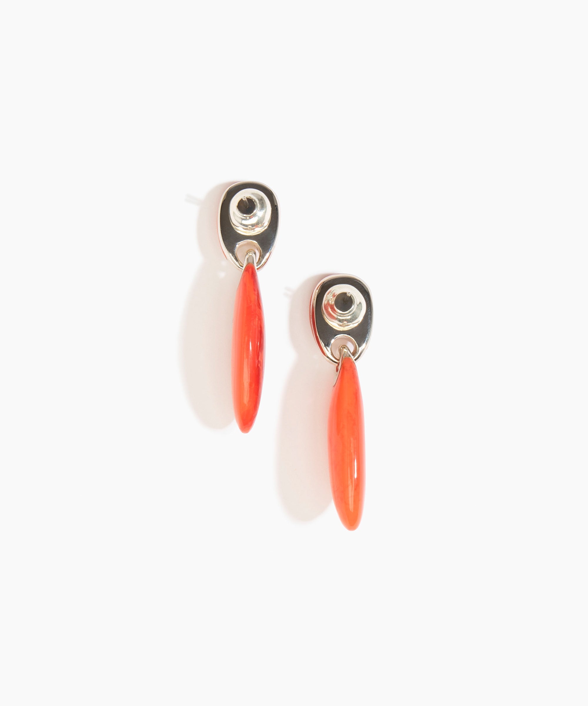 Dinosaur Designs ERRCKDUOL Long Rock Duo Earrings LYCHEE