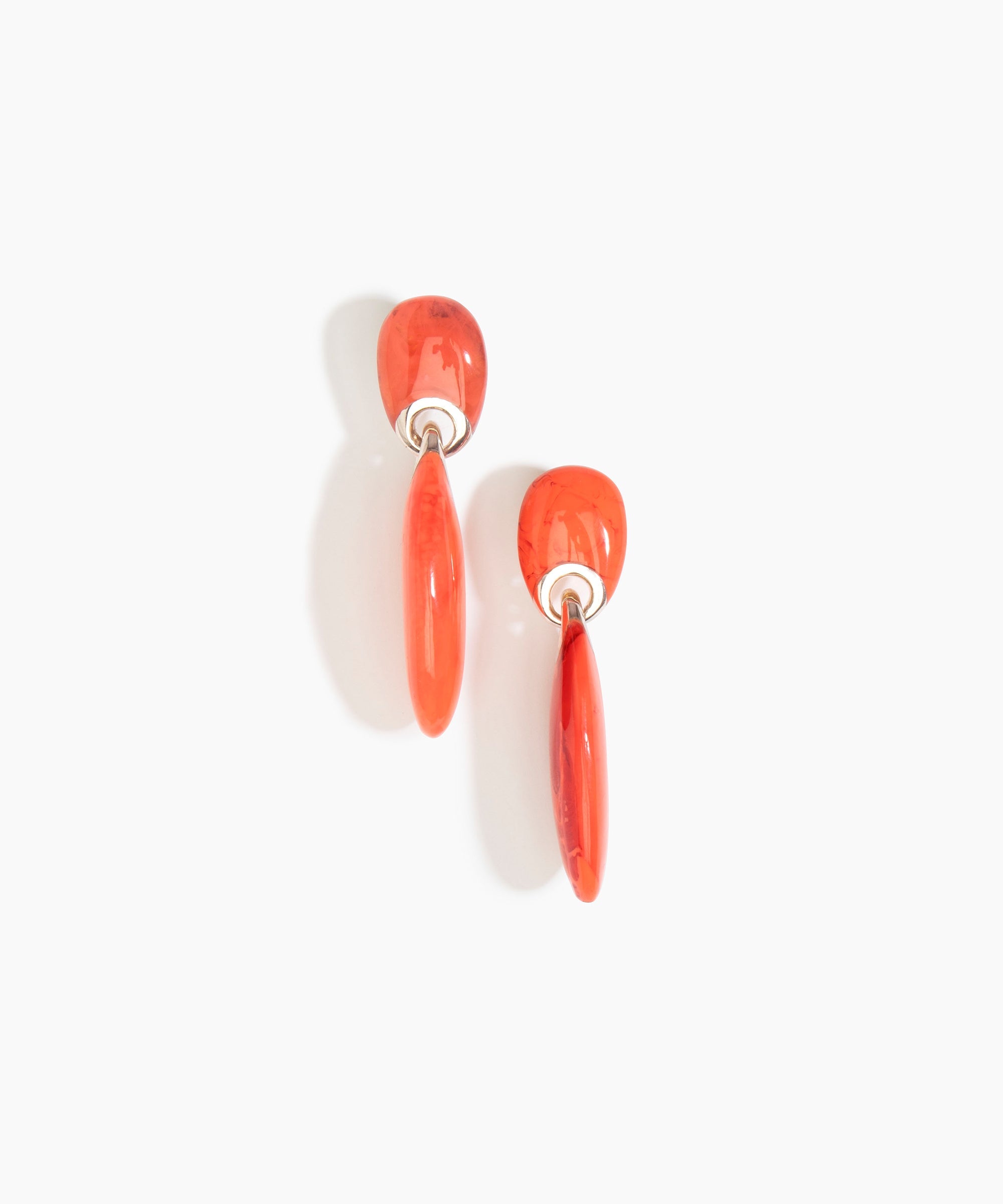 Dinosaur Designs ERRCKDUOL Long Rock Duo Earrings LYCHEE