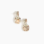 Dinosaur Designs ERRCKDUOS Small Rock Duo Earrings CAPPUCCINO..