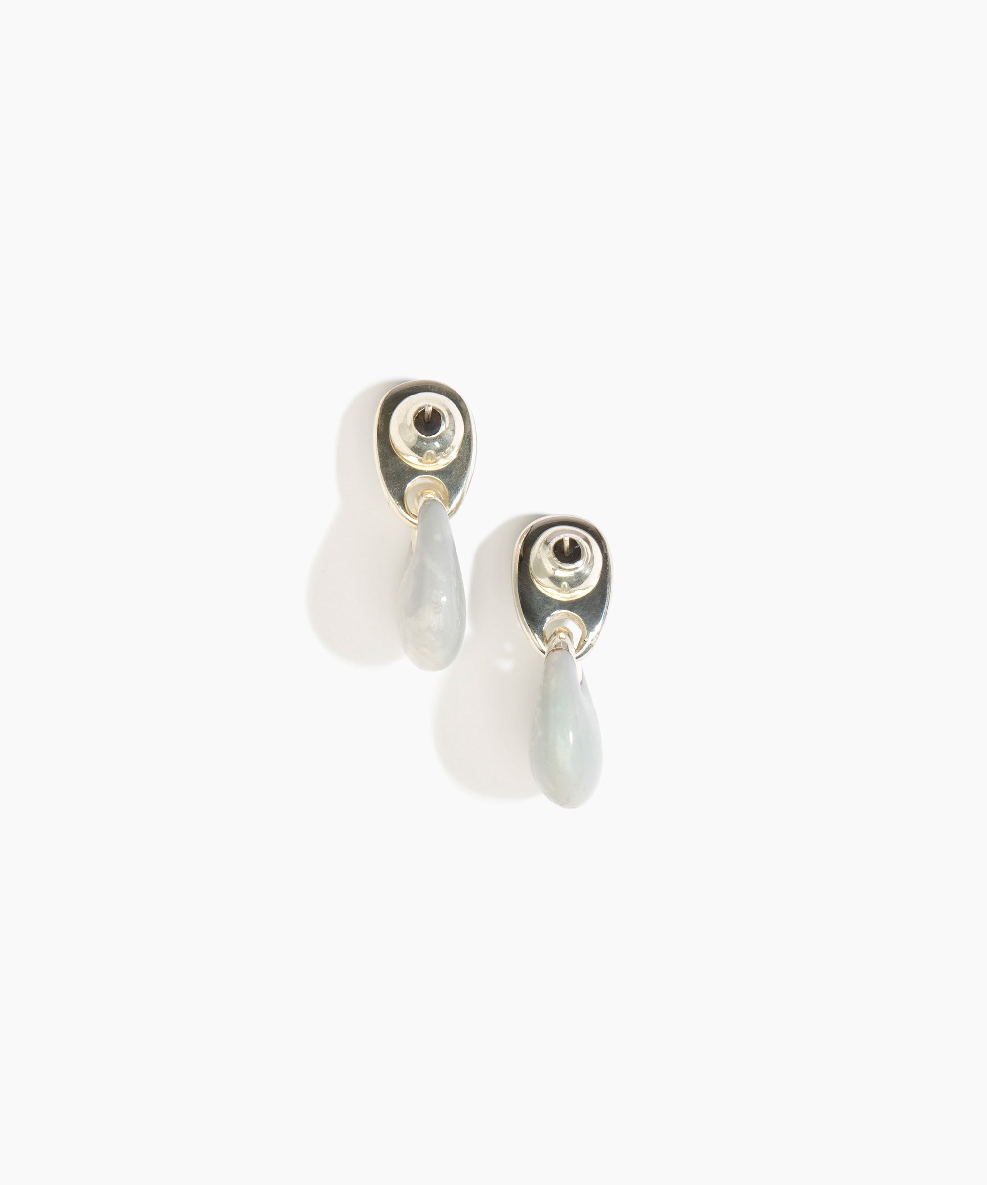 Dinosaur Designs ERRCKDUOS Small Rock Duo Earrings CLOUD.
