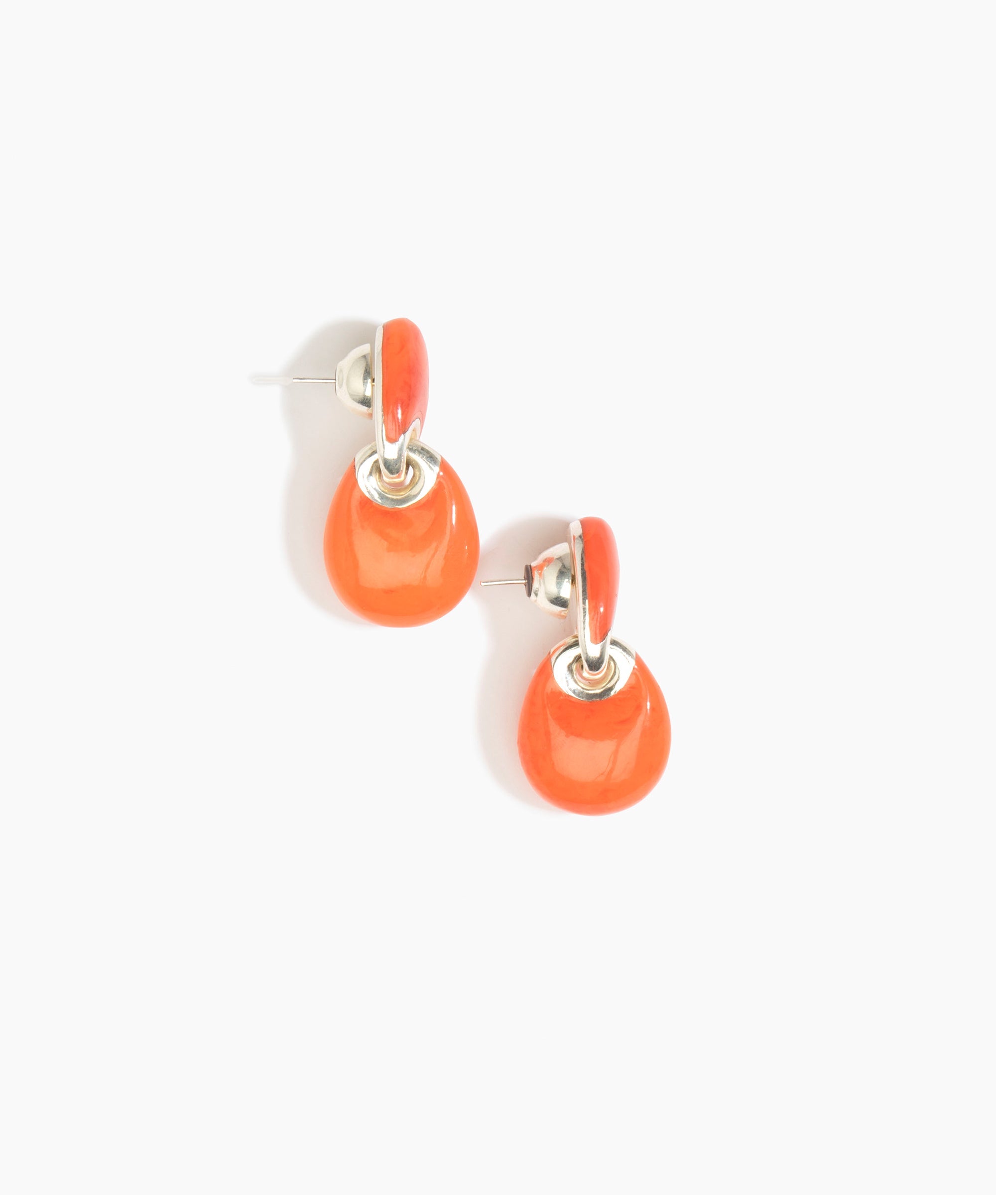 Dinosaur Designs ERRCKDUOS Small Rock Duo Earrings LYCHEE