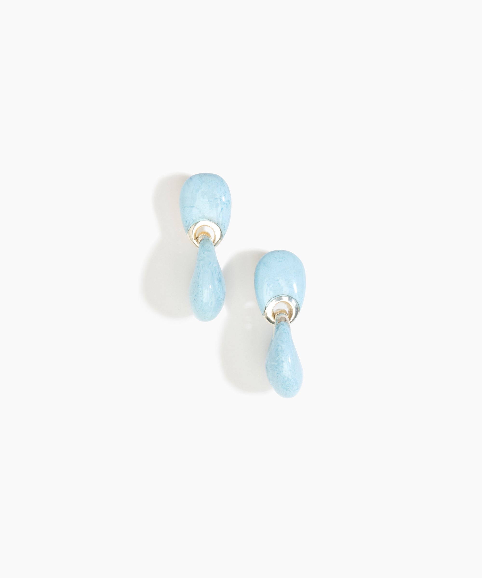 Dinosaur Designs ERRCKDUOS Small Rock Duo Earrings POOL