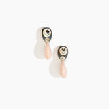 Dinosaur Designs ERRCKDUOS Small Rock Duo Earrings ROSE SWIRL..