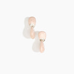 Dinosaur Designs ERRCKDUOS Small Rock Duo Earrings ROSE SWIRL..