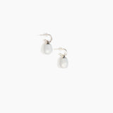 Small River Rock Hoop Earrings