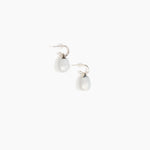 Dinosaur Designs ERRCKHOOPSML Small River Rock Hoop Earrings CLOUD..