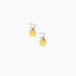 Dinosaur Designs ERRCKHOOPSML Small River Rock Hoop Earrings POLLEN..