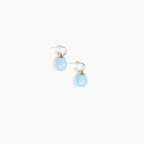 Dinosaur Designs ERRCKHOOPSML Small River Rock Hoop Earrings POOL