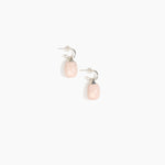 Dinosaur Designs ERRCKHOOPSML Small River Rock Hoop Earrings ROSE SWIRL