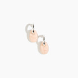 Small Rock Hoop Earrings