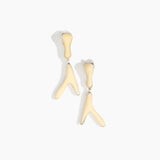 Long Wishbone Earrings