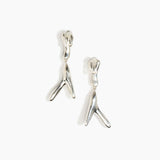 Long Wishbone Earrings