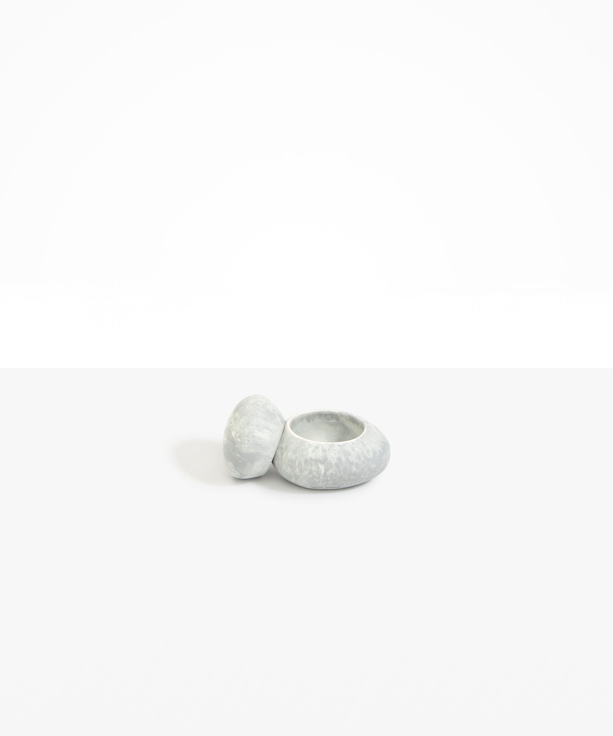 Dinosaur Designs JARPEBMED Medium Pebble Jar CLOUD