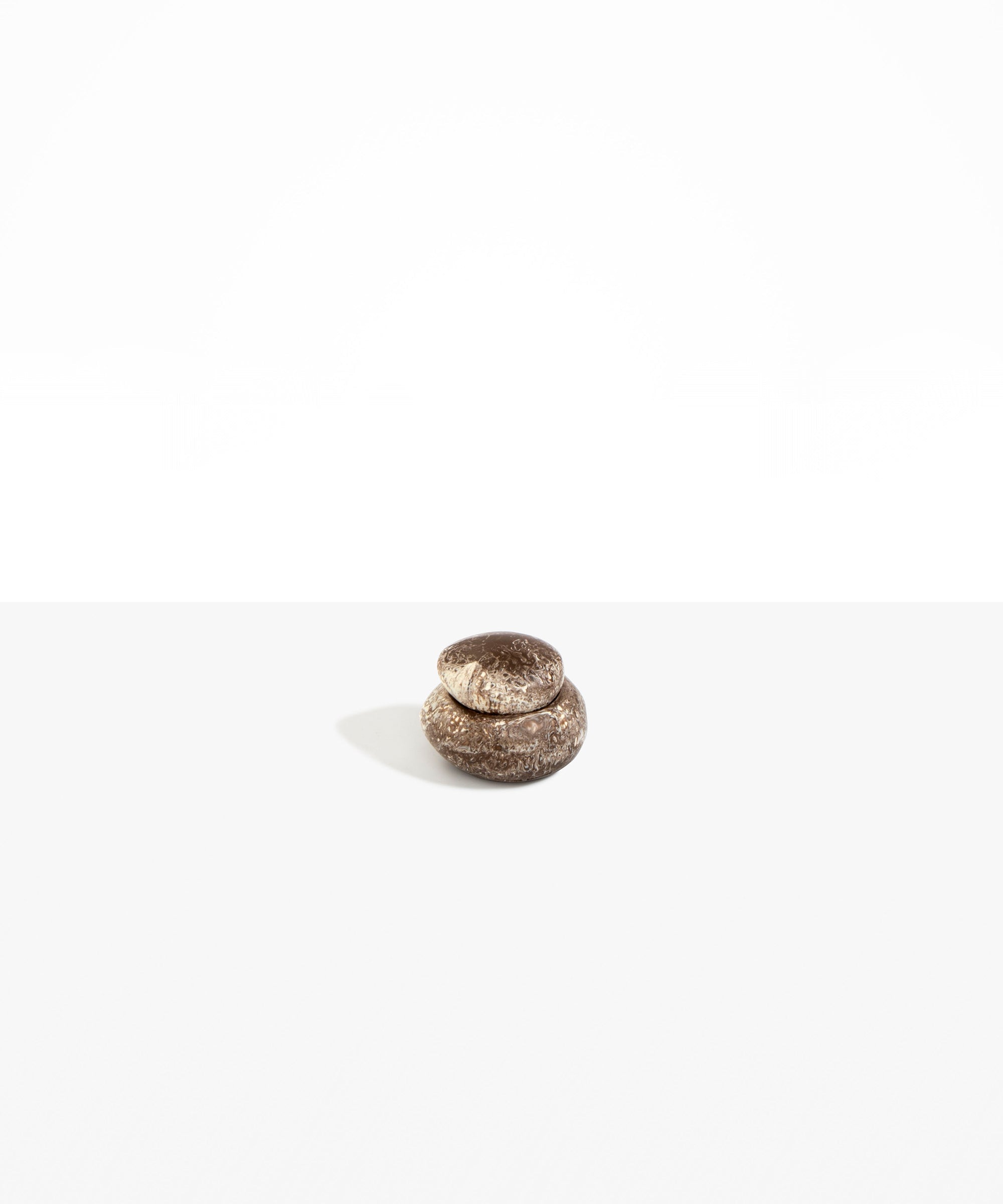 Dinosaur Designs JARPEBSML Small Pebble Jar CAPPUCCINO