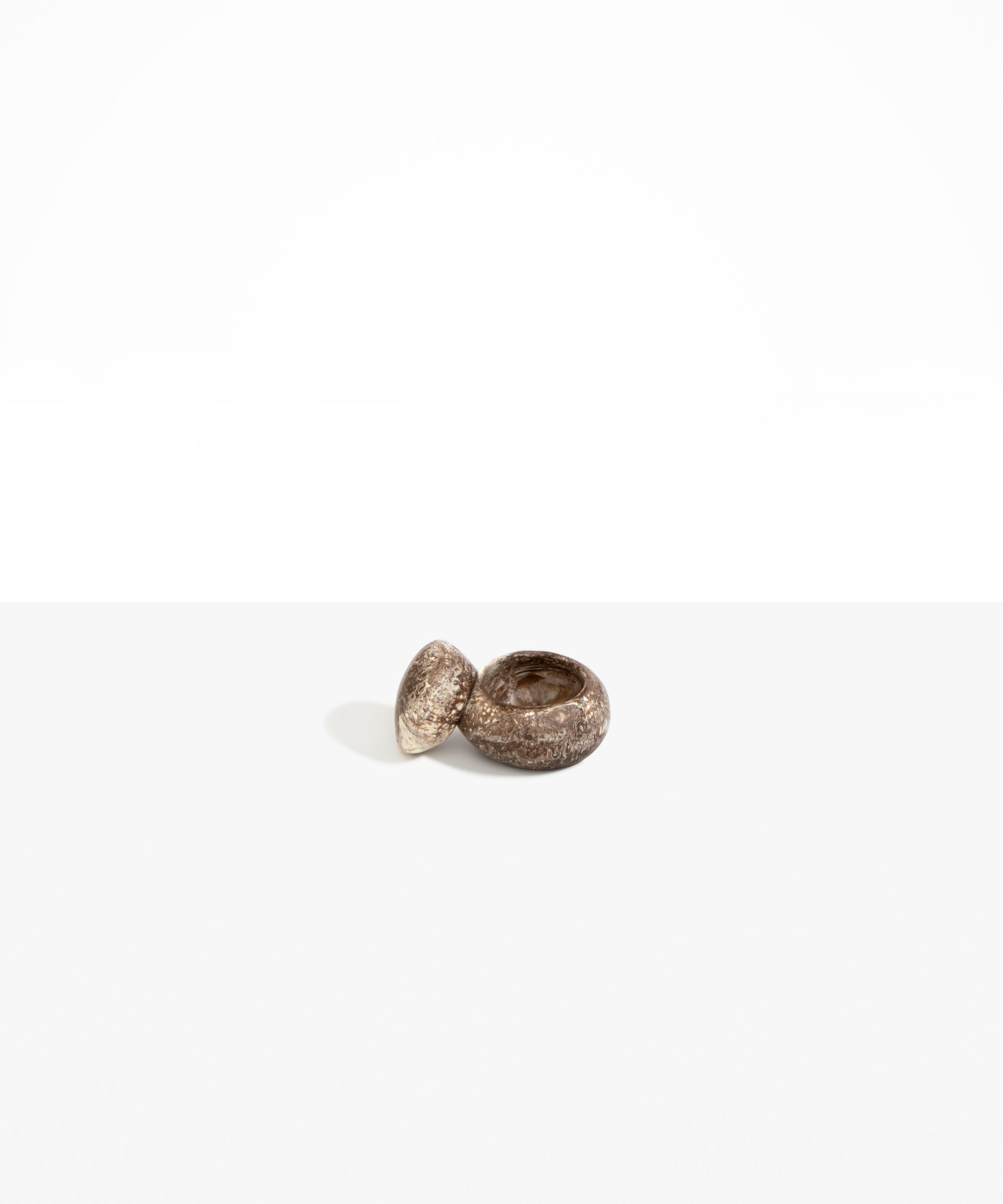 Dinosaur Designs JARPEBSML Small Pebble Jar CAPPUCCINO