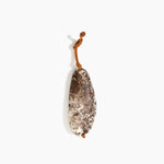 Dinosaur Designs KEYORGPEB Pebble Keyring CAPPUCCINO..