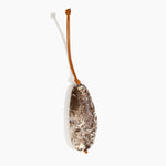 Dinosaur Designs KEYORGPEB Pebble Keyring CAPPUCCINO..