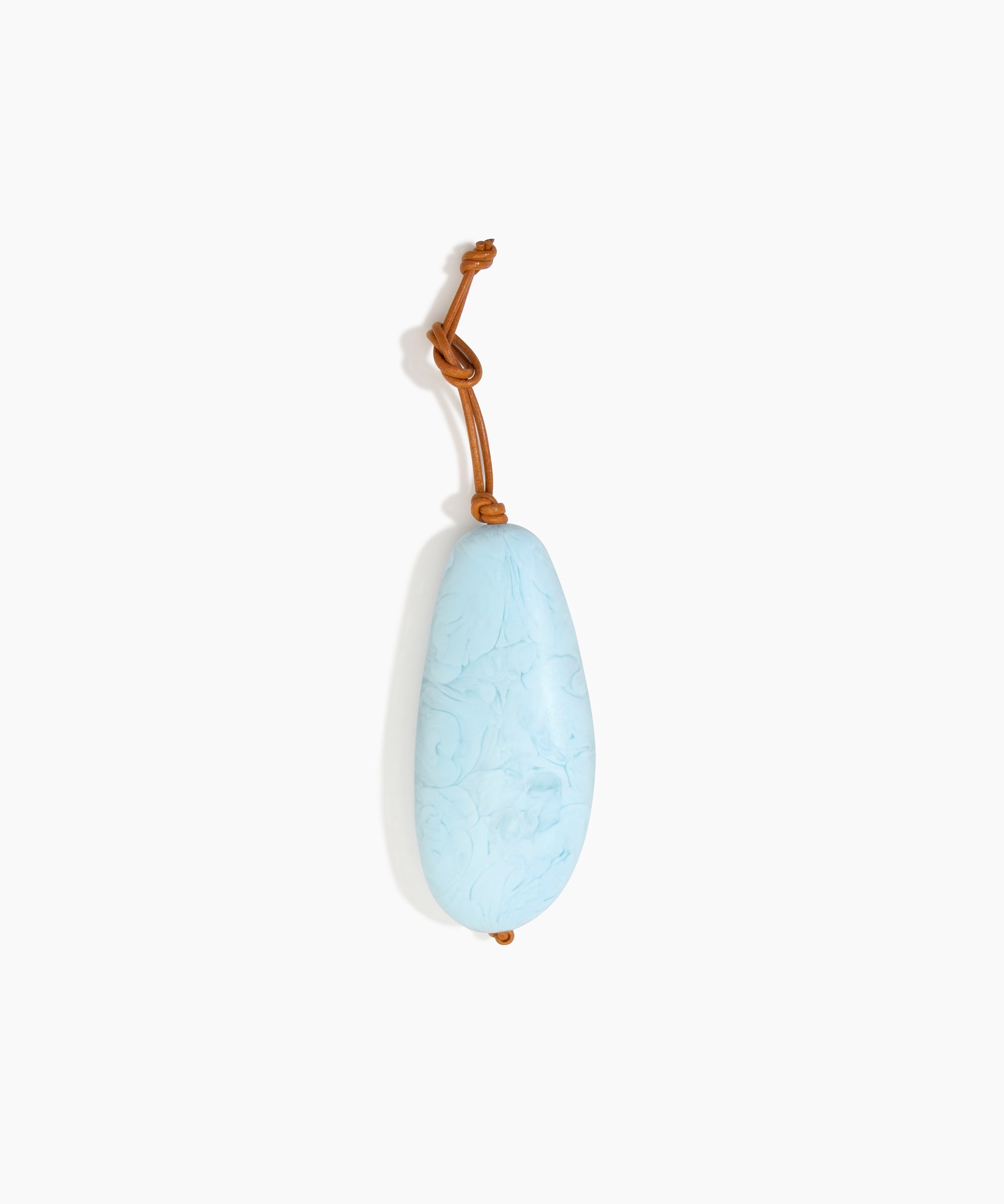 Dinosaur Designs KEYORGPEB Pebble Keyring POOL.