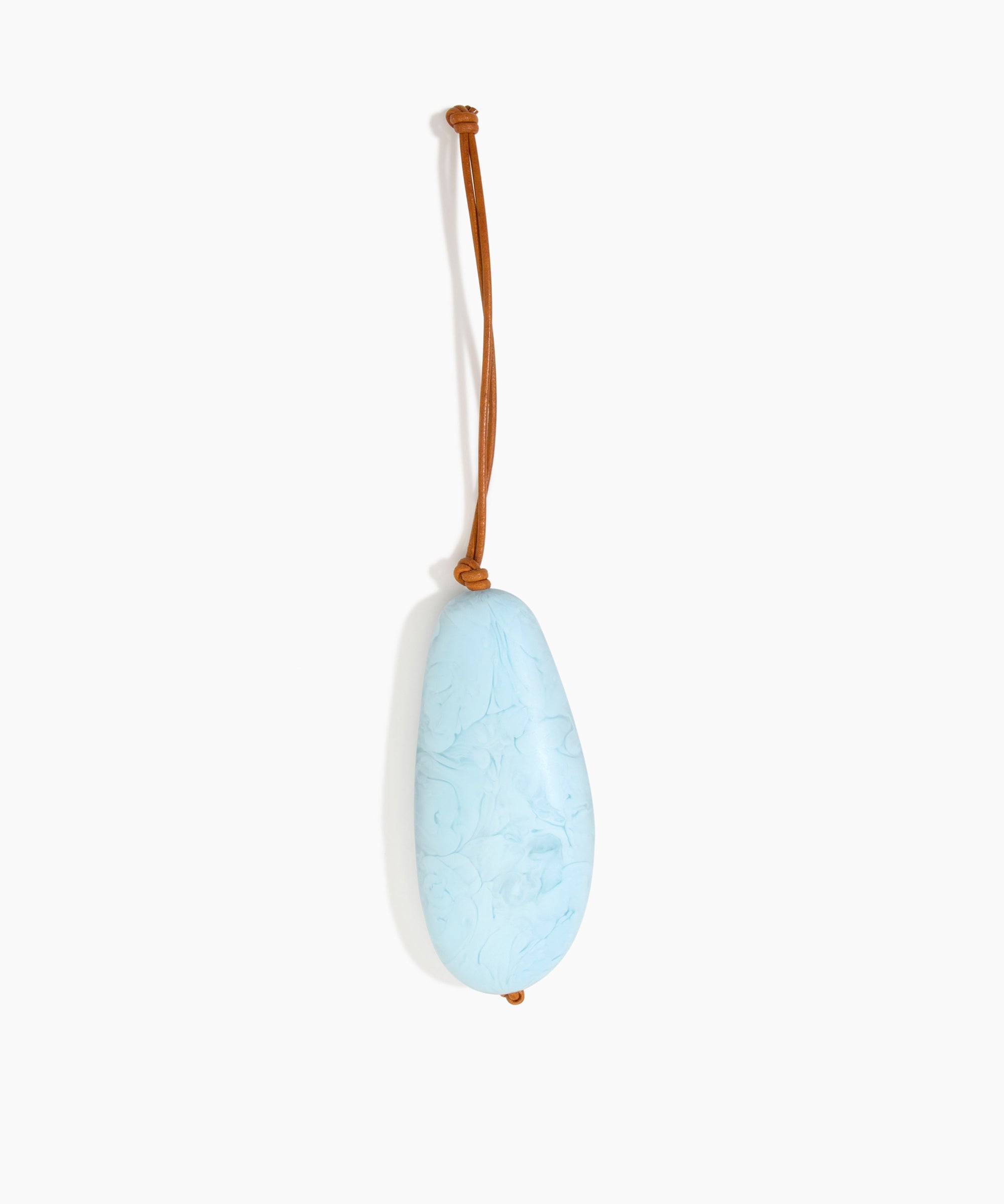 Dinosaur Designs KEYORGPEB Pebble Keyring POOL.