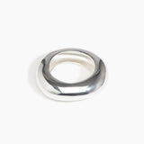 Dinosaur Designs Large Drift Bangle in Silver-Plated Brass Material resin with Regular Fit