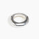 Dinosaur Designs Large Drift Bangle in Silver-Plated Brass Material resin with Regular Fit.