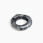 Dinosaur Designs Large Drift Bangle in Slate Colour resin with Wide Fit..