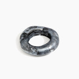 Dinosaur Designs Large Drift Bangle in Slate Colour resin with Wide Fit..