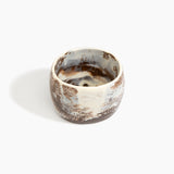 Dinosaur Designs Extra Large Organic Oval Bangle in Cappuccino Colour resin with Wide Fit