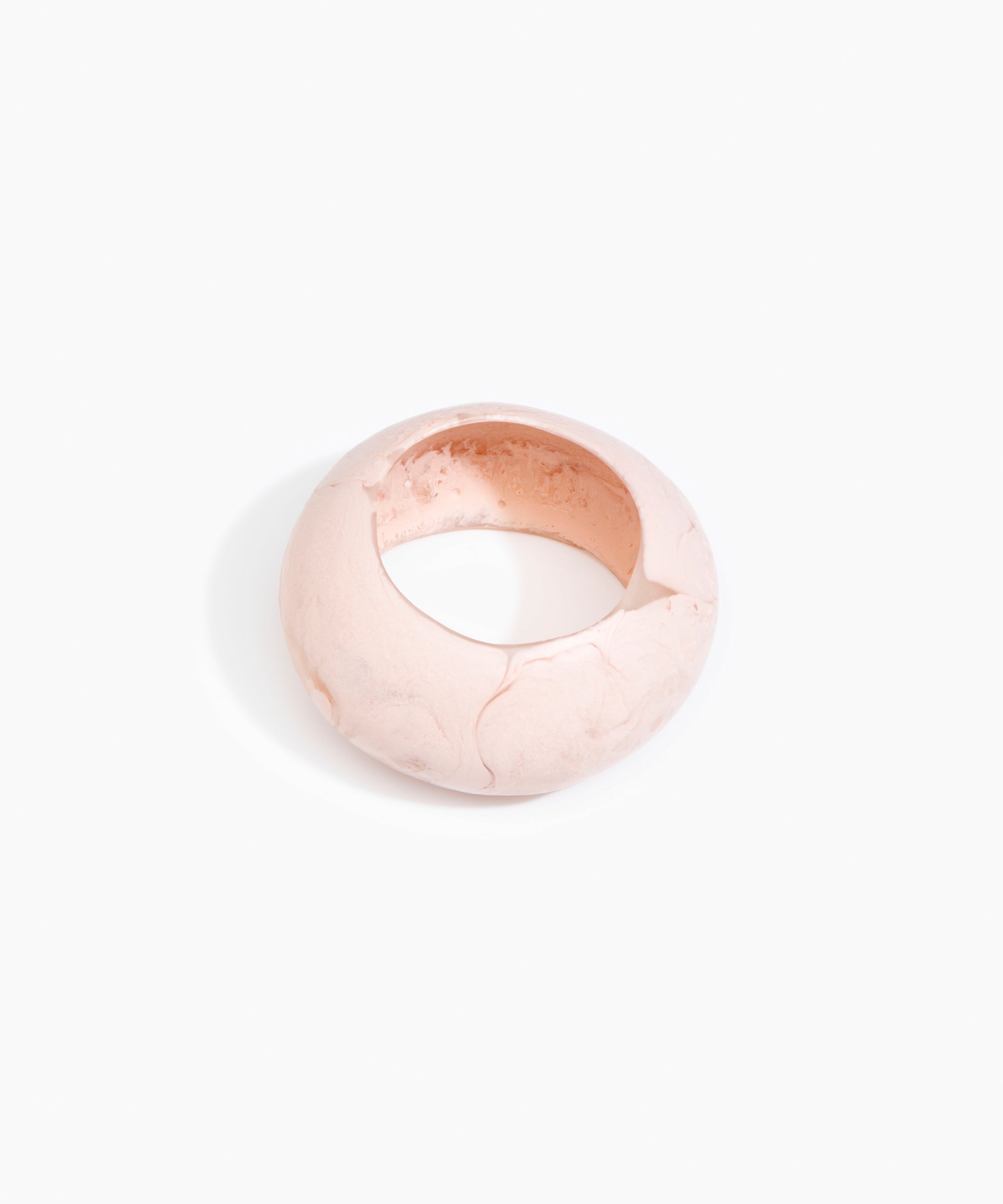 Dinosaur Designs LBPLNBLD Boulder Bangle ROSE SWIRL..