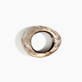 Dinosaur Designs LBRCKLGE Large Rock Bangle CAPPUCCINO.