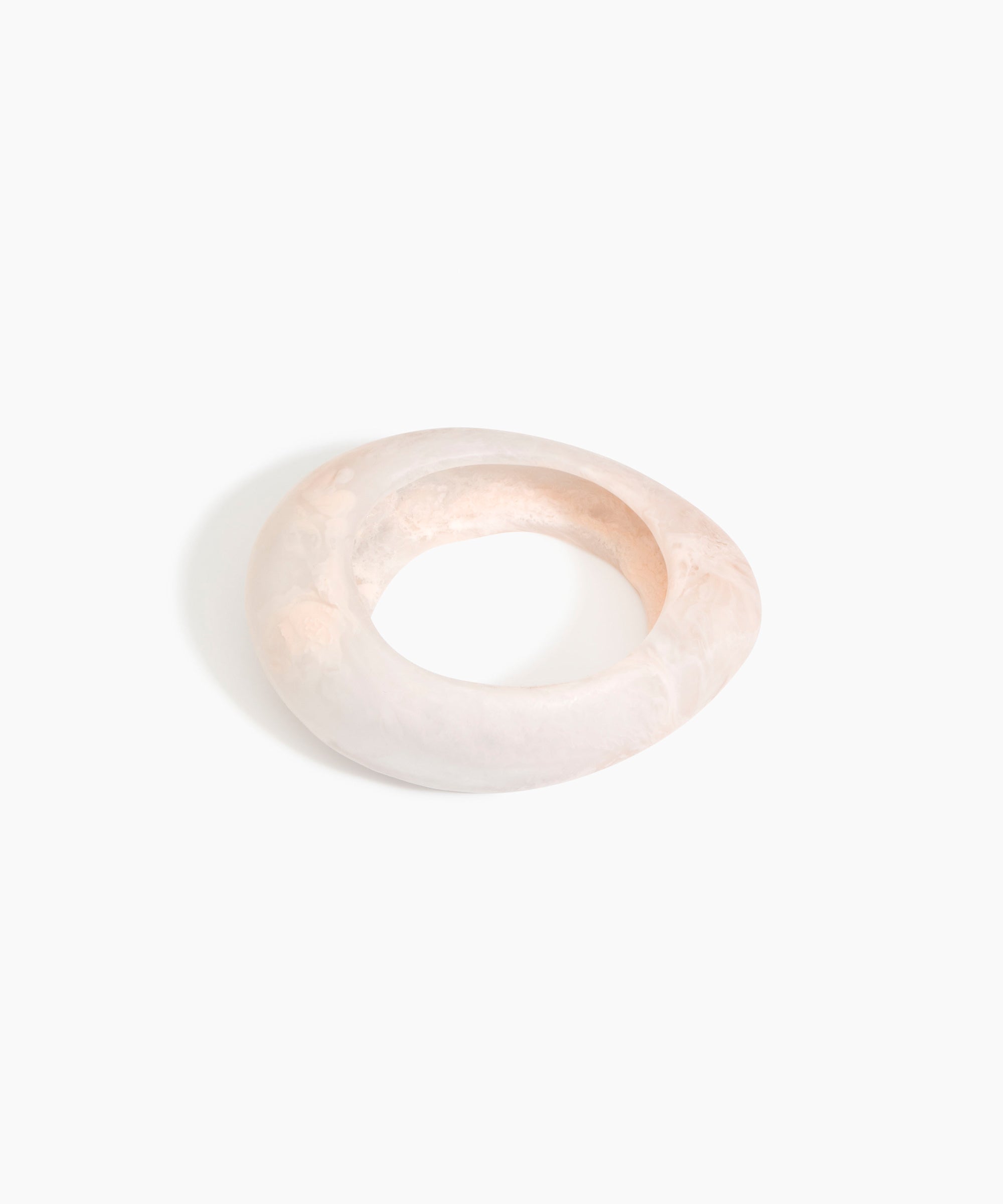 Dinosaur Designs LBRCKLGE Large Rock Bangle ROSE SWIRL