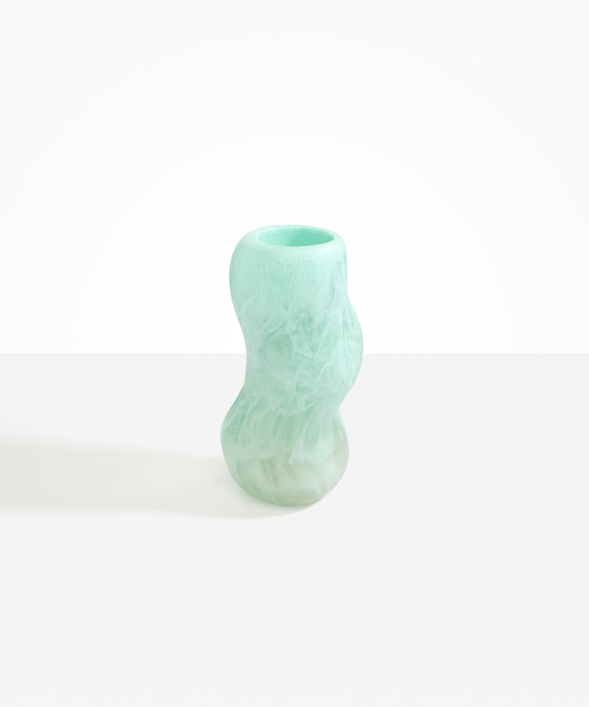 Dinosaur Designs Medium Valley Vase Vases in Mint Colour resin