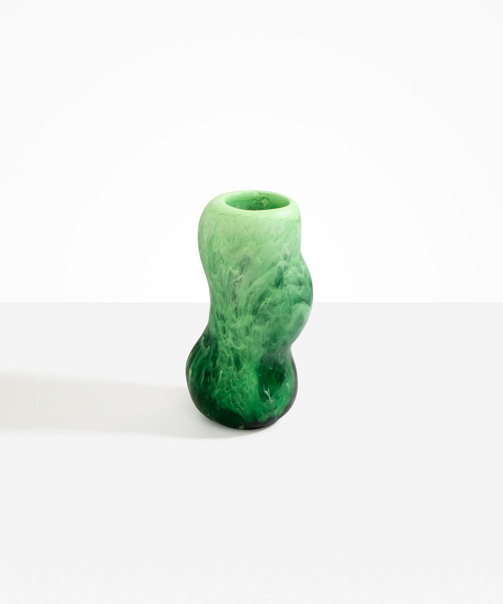 Dinosaur Designs Medium Valley Vase Vases in Moss Colour resin