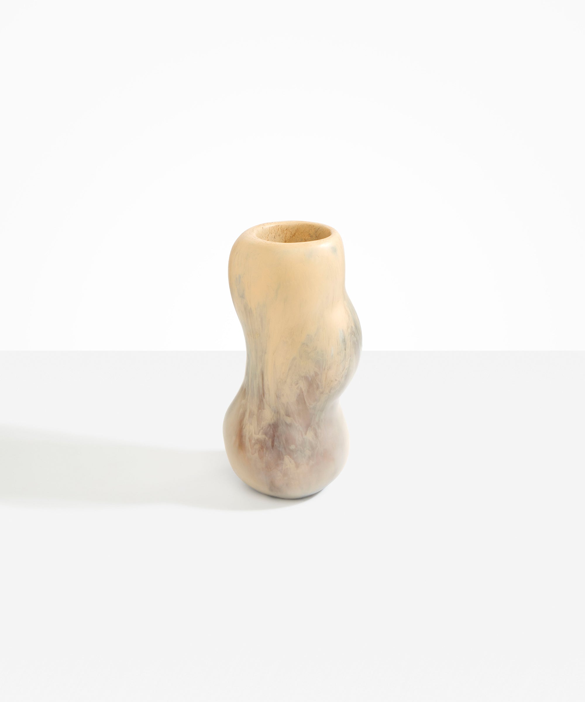 Dinosaur Designs Medium Valley Vase Vases in Sandy Pearl Colour resin