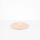 Dinosaur Designs Rock Plate in Rose Swirl — handcrafted marbled dusty pink resin oval flat serving plate with rounded organic edge