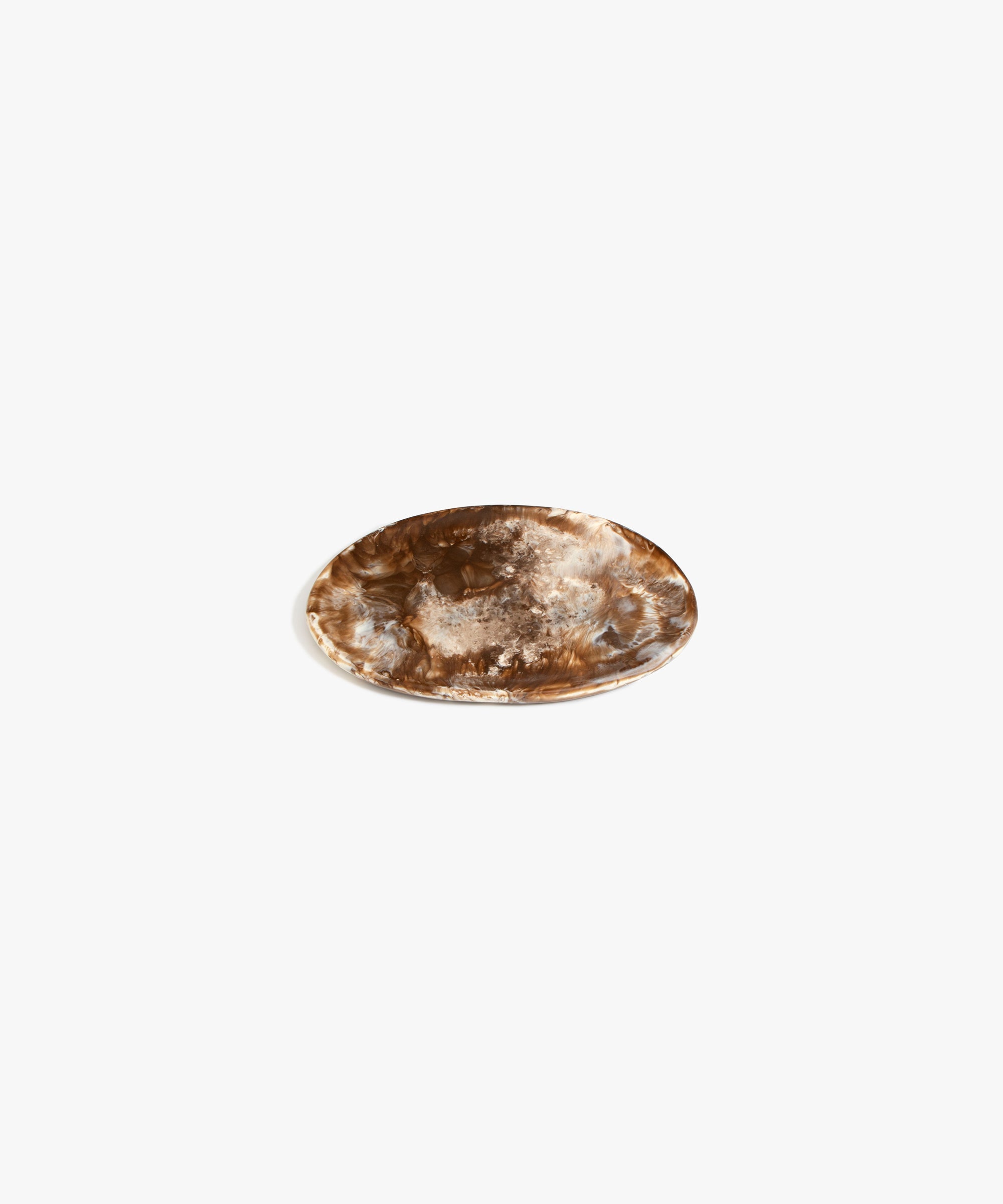 Dinosaur Designs Flow Spice Dish in Mineral Swirl Colour resin.