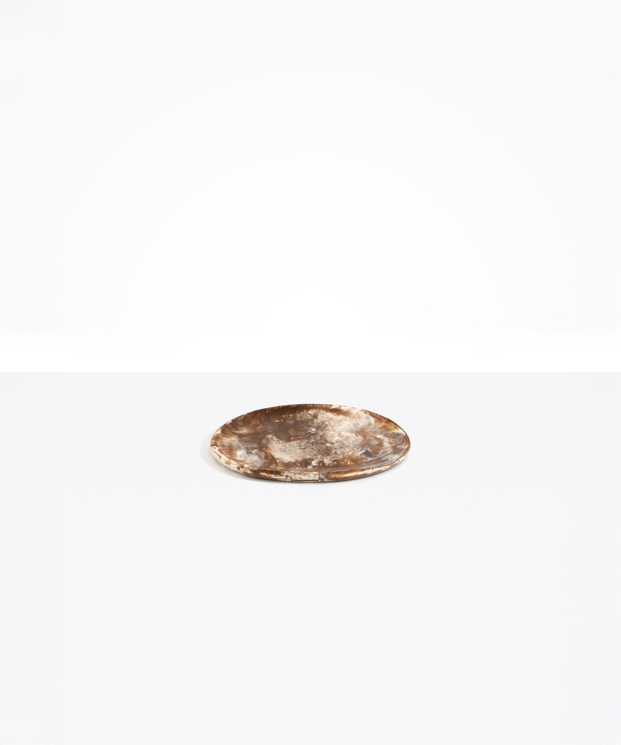 Dinosaur Designs Flow Spice Dish in Flamingo Colour resin.