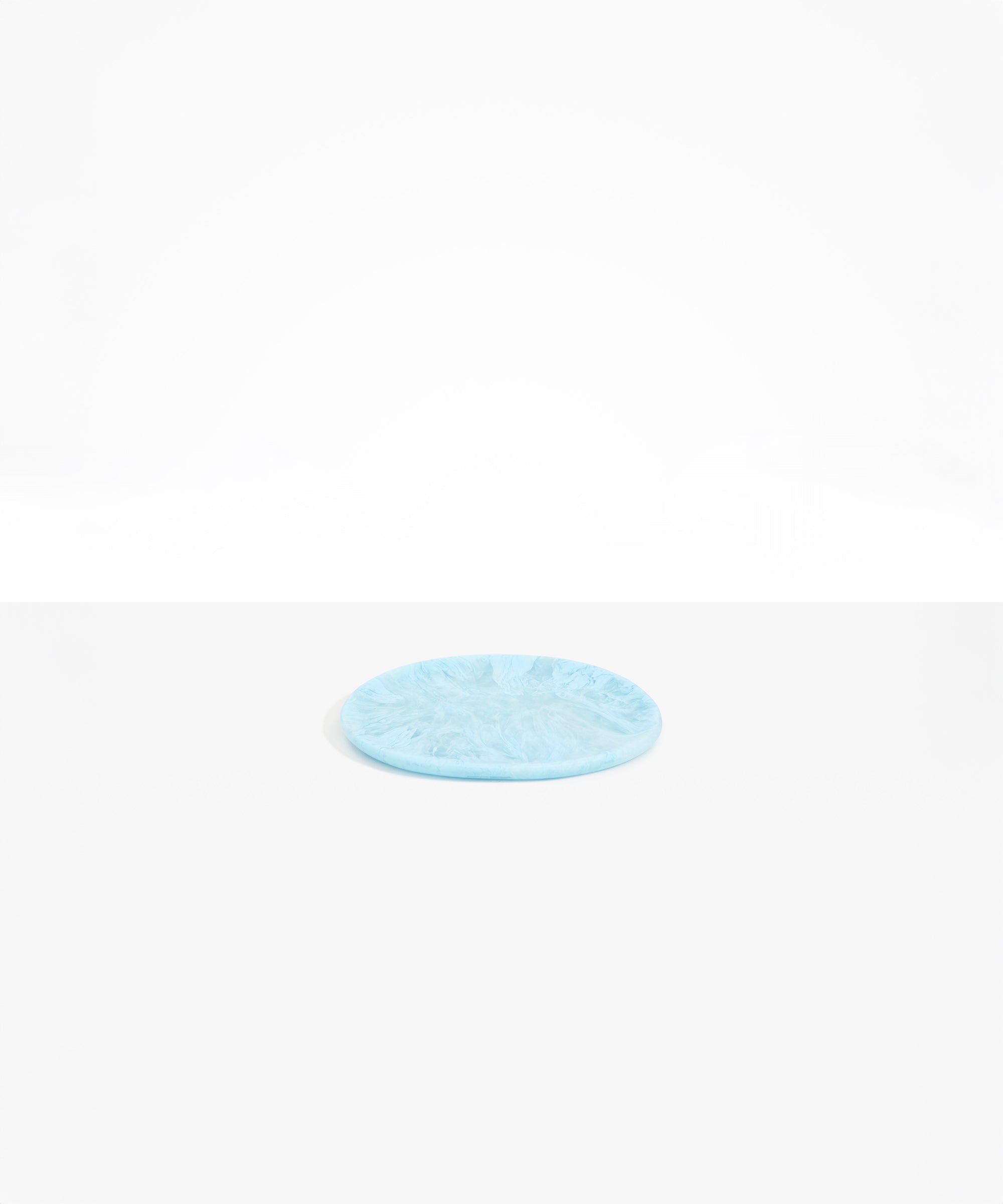 Dinosaur Designs Flow Spice Dish in White Marble Colour resin.