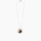 Dinosaur Designs Medium Splash Chain Pendant in Cappuccino Colour resin with 925 Sterling Silver Material..