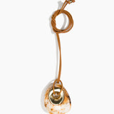 Large Rock Pendant on Leather