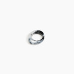 Dinosaur Designs Slate Ring in Slate Colour resin with Regular Fit