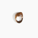 Dinosaur Designs RGPLNPEB Pebble Ring CAPPUCCINO.