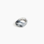 Dinosaur Designs Pebble Ring in Slate Colour resin with Regular Fit