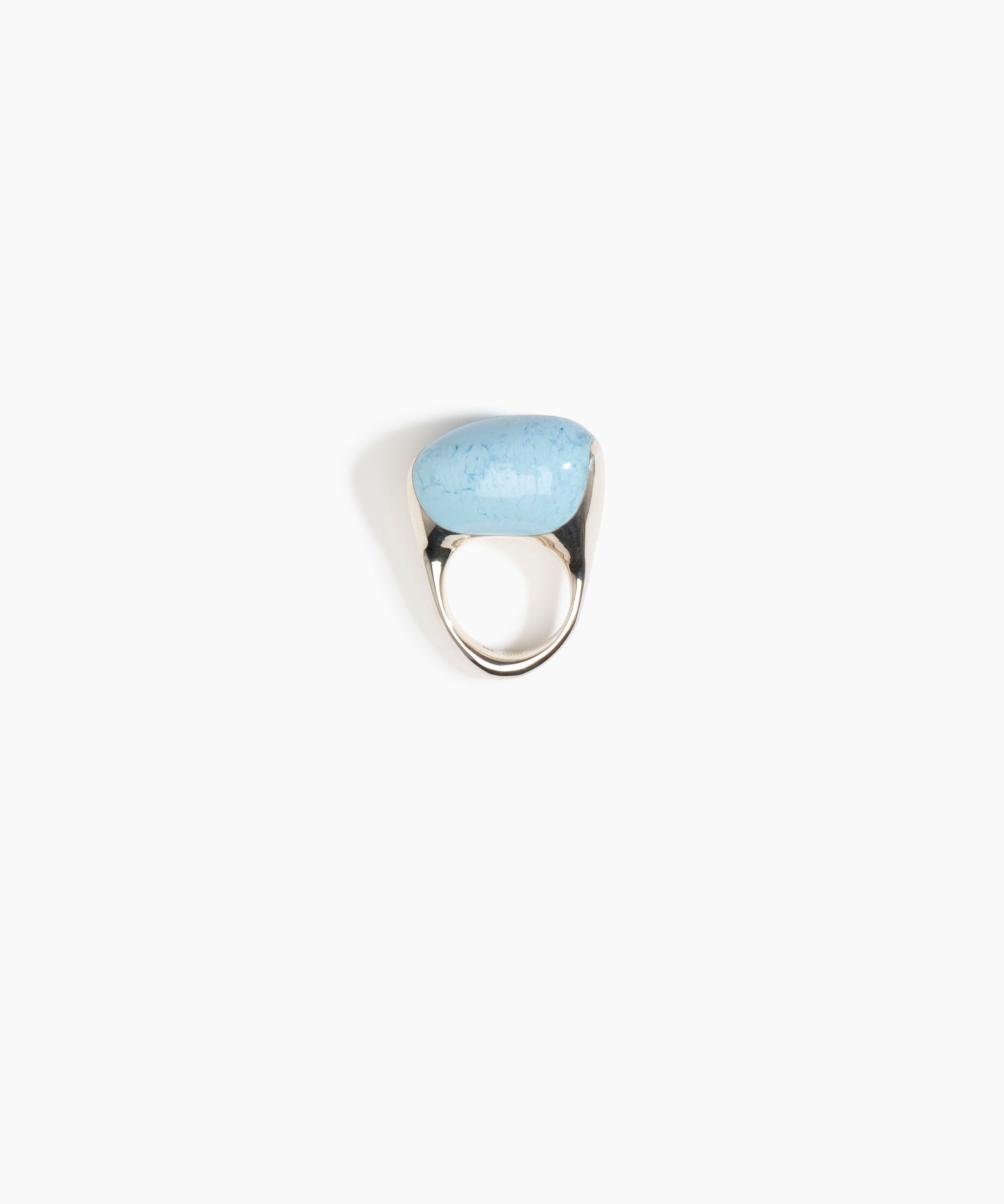 Dinosaur Designs RGPLNPEBDUO Pebble Duo Ring POOL...