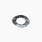Dinosaur Designs Small Drift Bangle in Slate Colour resin with Wide Fit